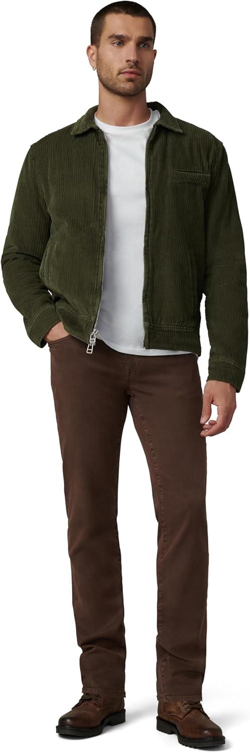imageJoes Jeans Mens Brixton NonDenim Straight and Narrow Leg Twill PantChocolate Martini