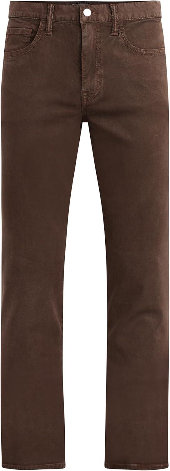 imageJoes Jeans Mens Brixton NonDenim Straight and Narrow Leg Twill PantChocolate Martini