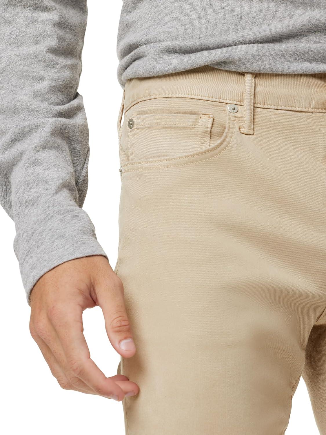 imageJoes Jeans Mens Brixton NonDenim Straight and Narrow Leg Twill PantCobblestone