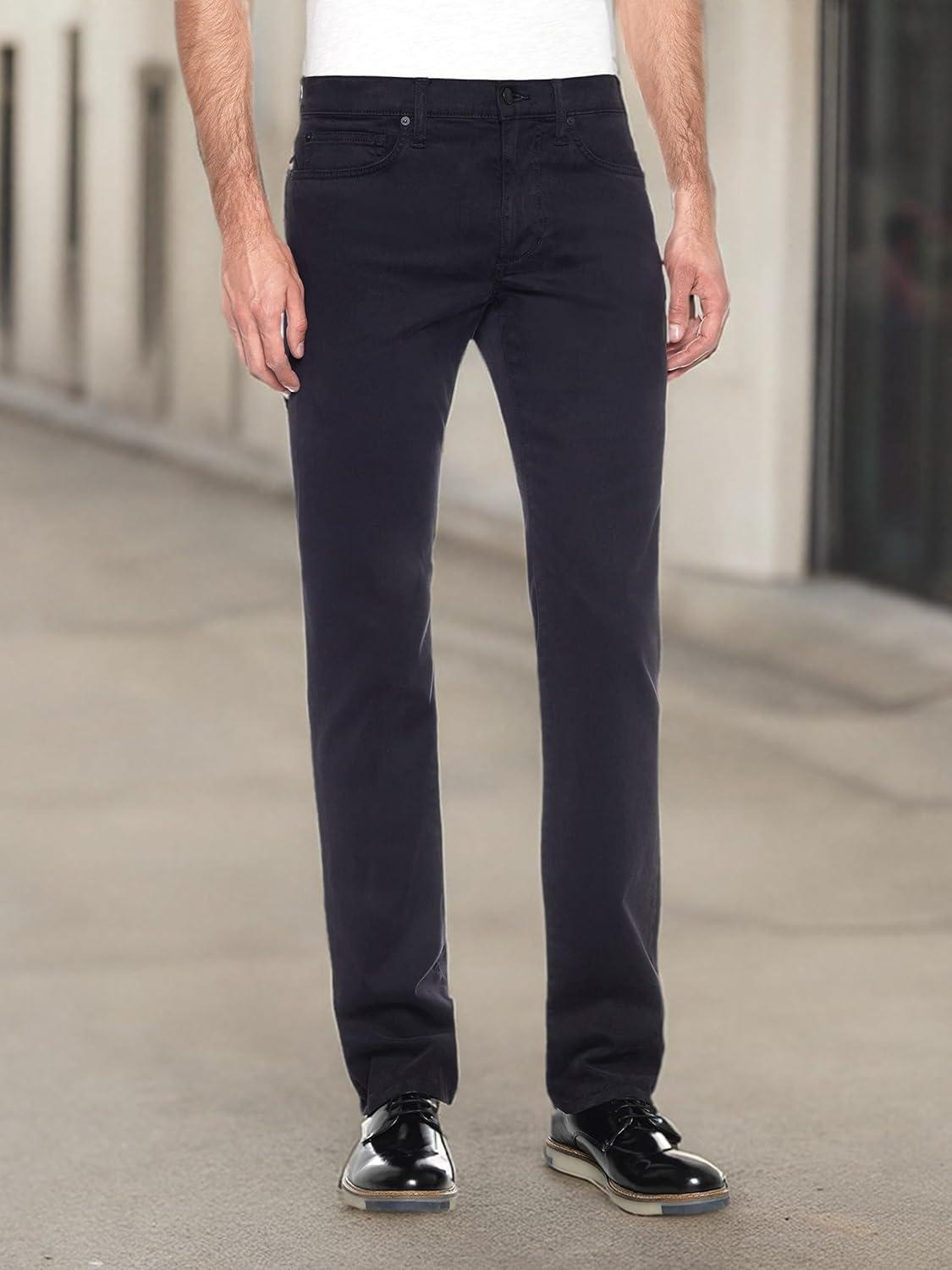 imageJoes Jeans Mens Brixton NonDenim Straight and Narrow Leg Twill PantNight Shade