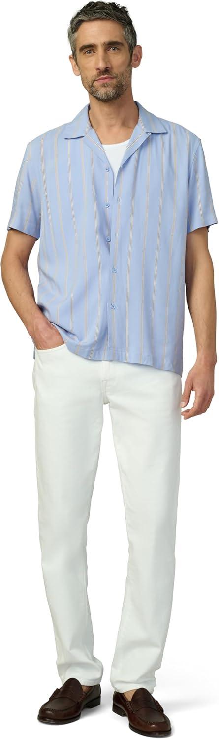 imageJoes Jeans Mens Camp ShirtBlue Heron Stripe