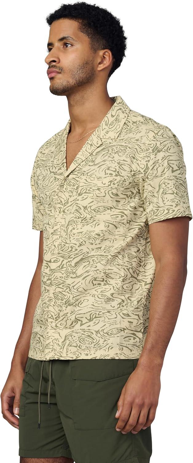 imageJoes Jeans Mens Camp ShirtTropical Green
