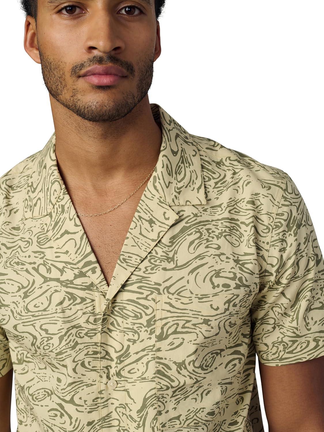 imageJoes Jeans Mens Camp ShirtTropical Green