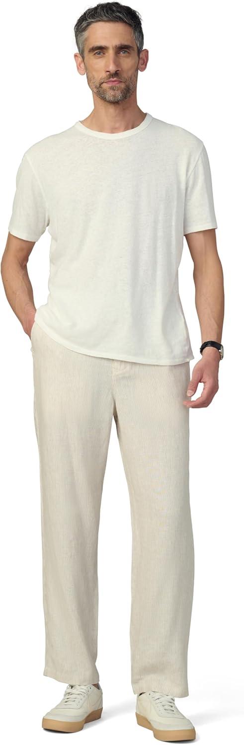 imageJoes Jeans Mens Clarkson Linen PantFlax Stripe