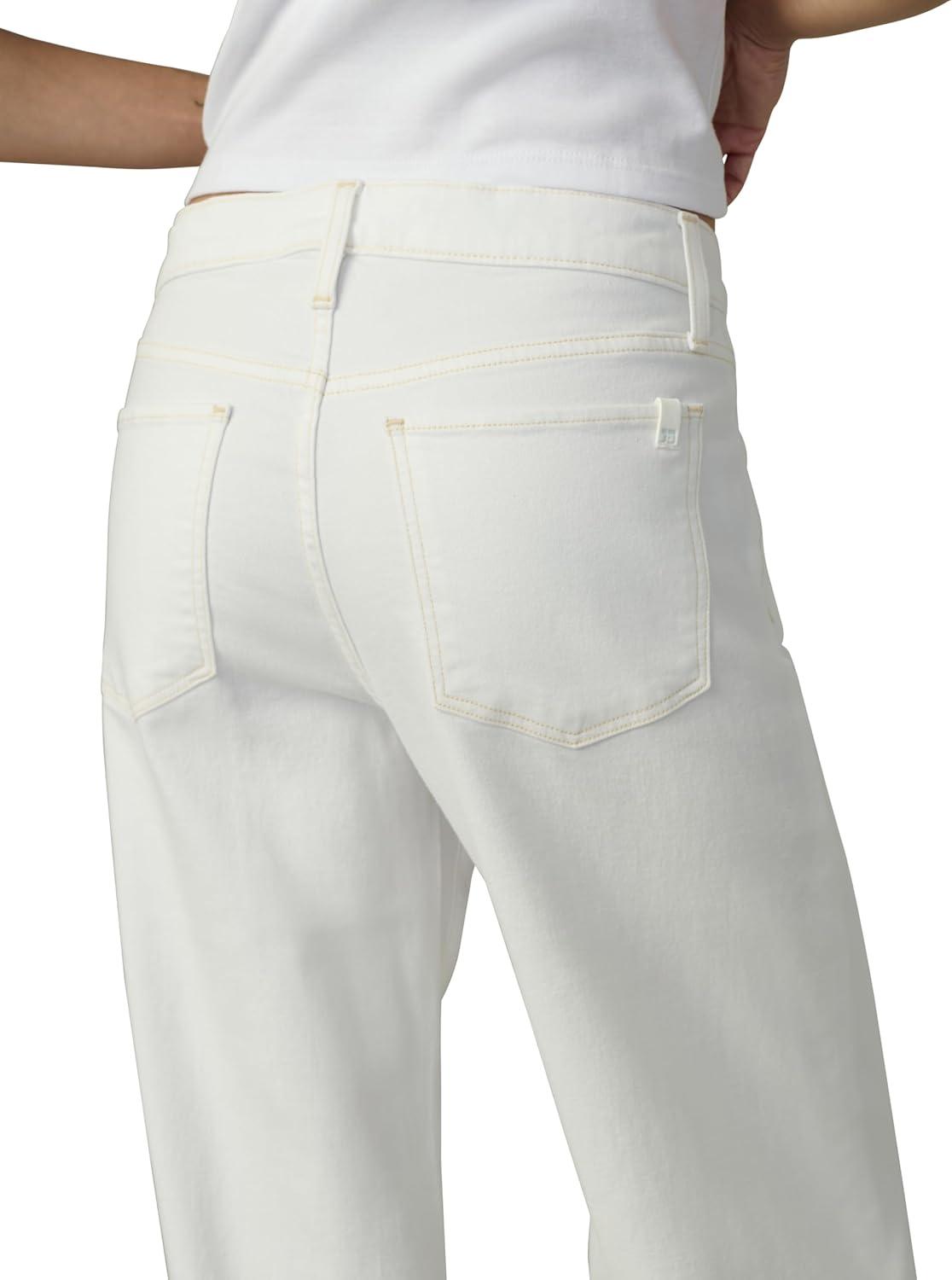 imageJoes Jeans Womens Lou Low Rise Petite Wide Leg JeansWhite