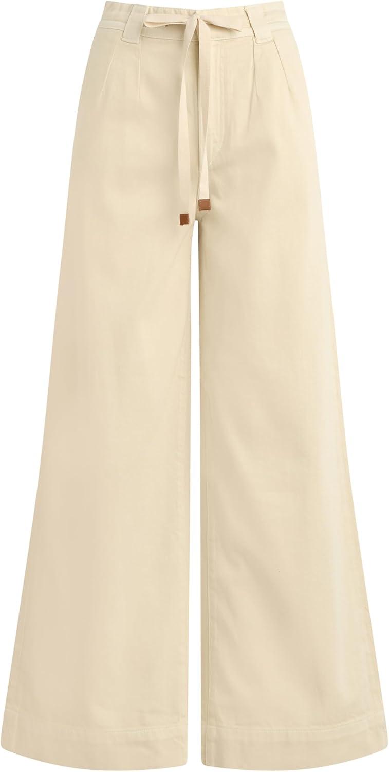 imageJoes Jeans Womens The Addison Wide Leg PantSandshell