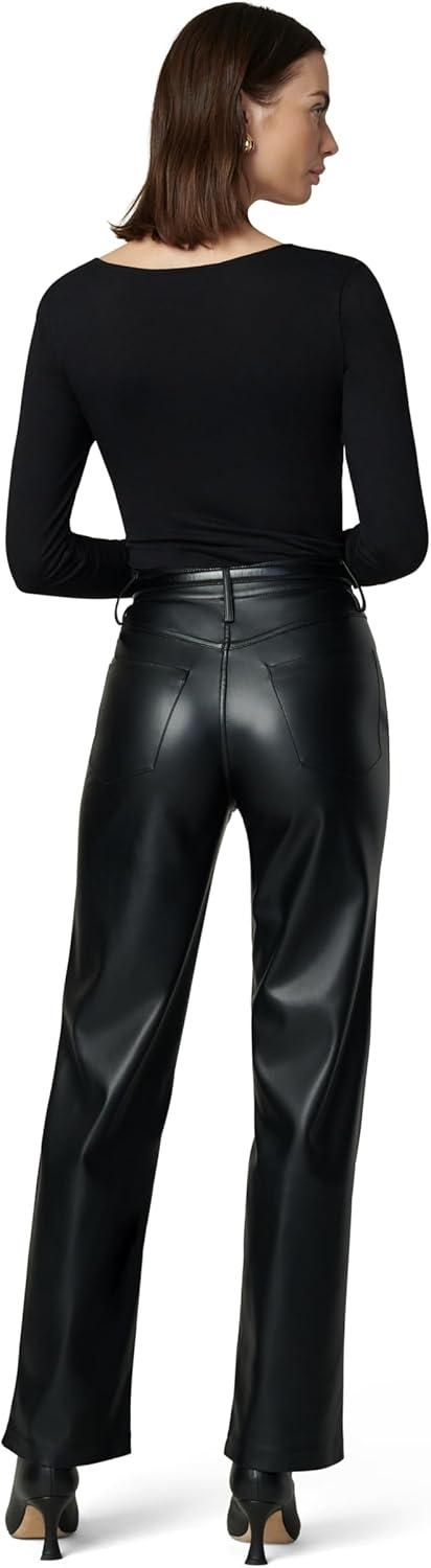 imageJoes Jeans Womens The Ava Twist V Neck Long Sleeve TopBlack