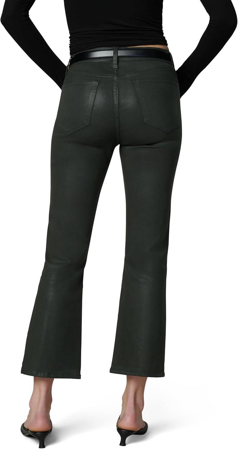 imageJoes Jeans Womens The Callie High Rise Cropped Bootcut JeanAutumn Forest Coated