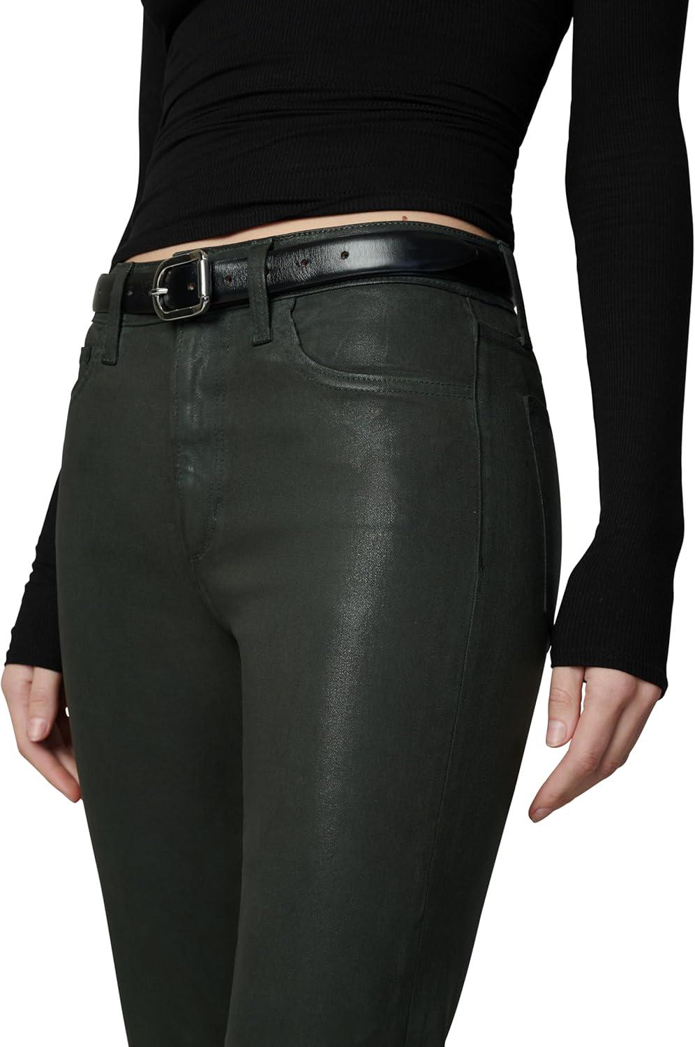 imageJoes Jeans Womens The Callie High Rise Cropped Bootcut JeanAutumn Forest Coated