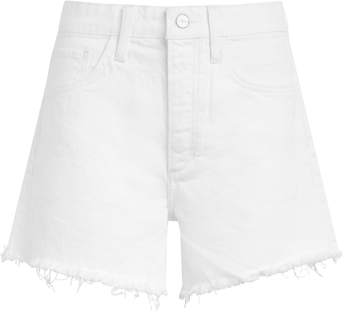 imageJoes Jeans Womens The Jessie Relaxed Short W Fray HemWhite