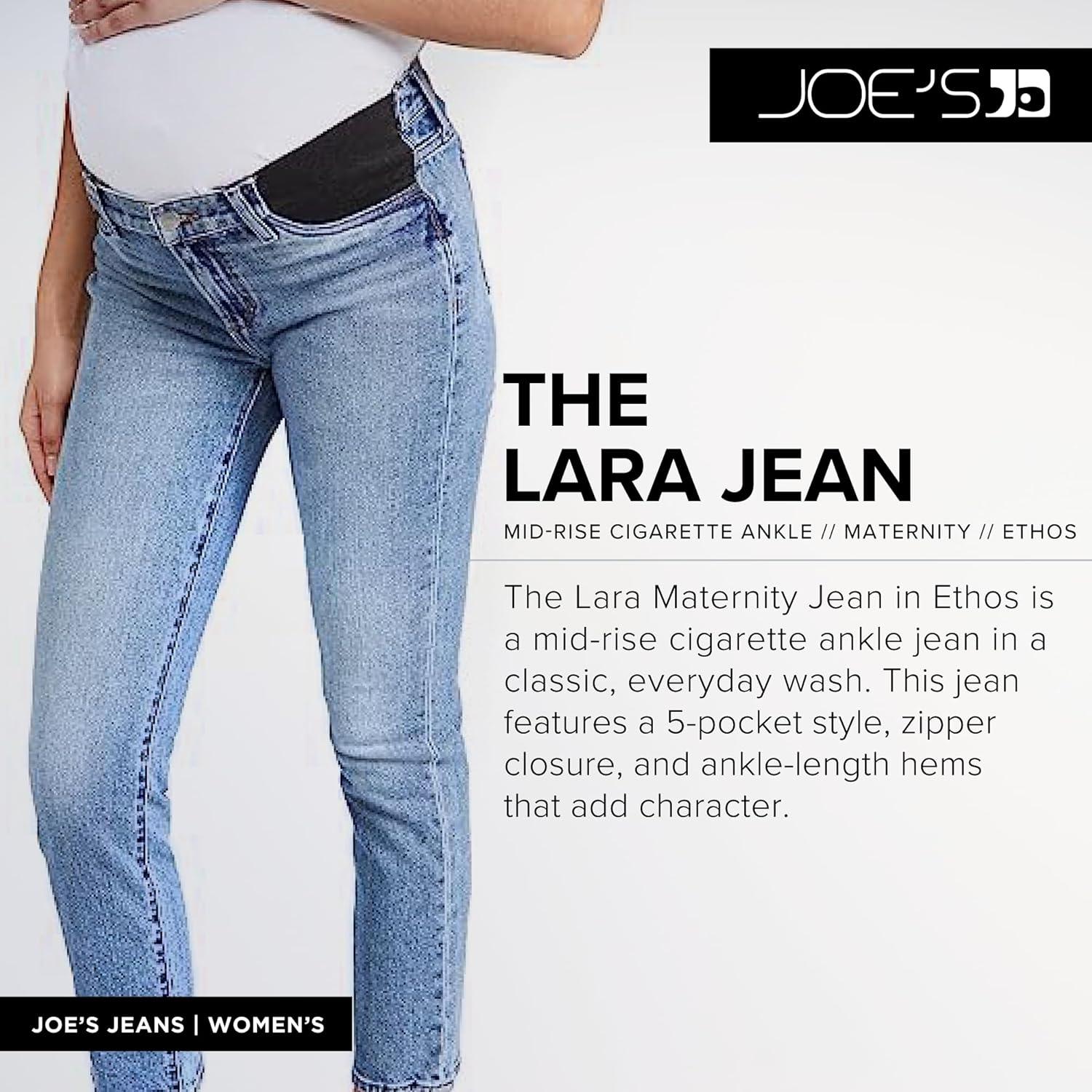 imageJoes Jeans Womens The Lara Maternity Cigarette Ankle JeanEthos Blue