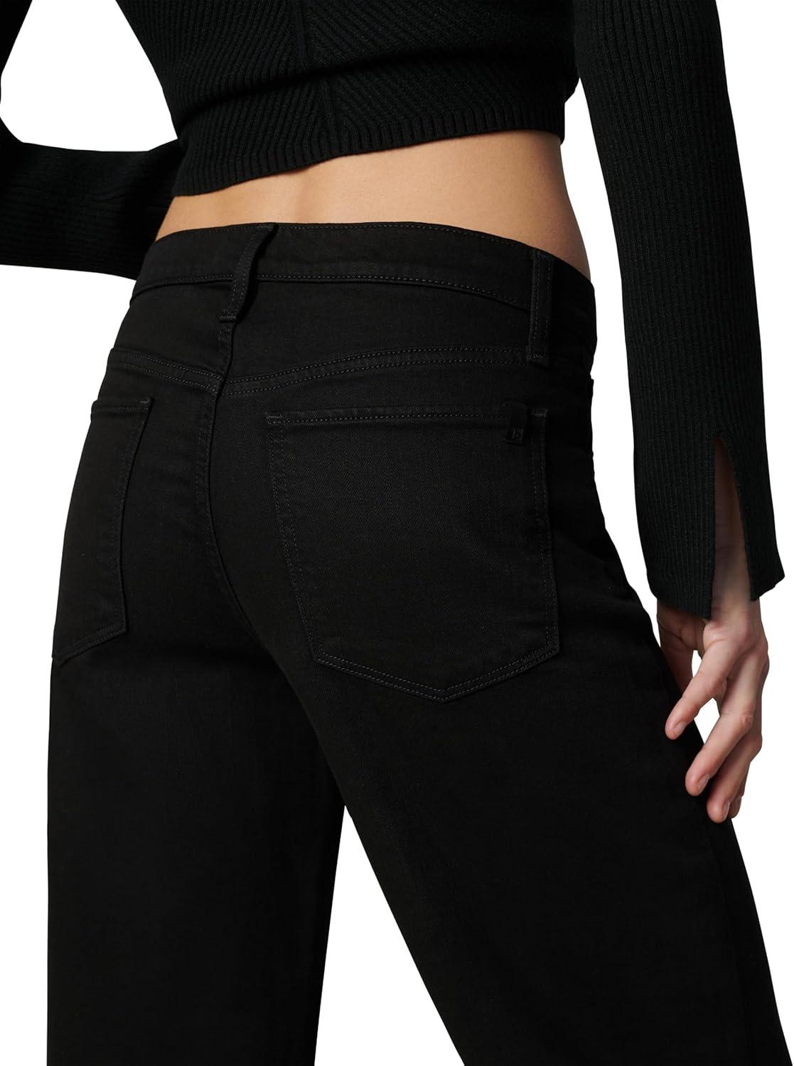 imageJoes Jeans Womens The Lou Lou Low Rise Wide Leg JeansBlack