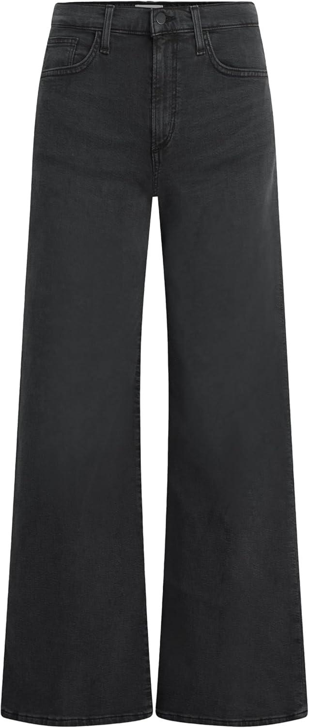 imageJoes Jeans Womens The Lou Lou Low Rise Wide Leg JeansBlack Cat