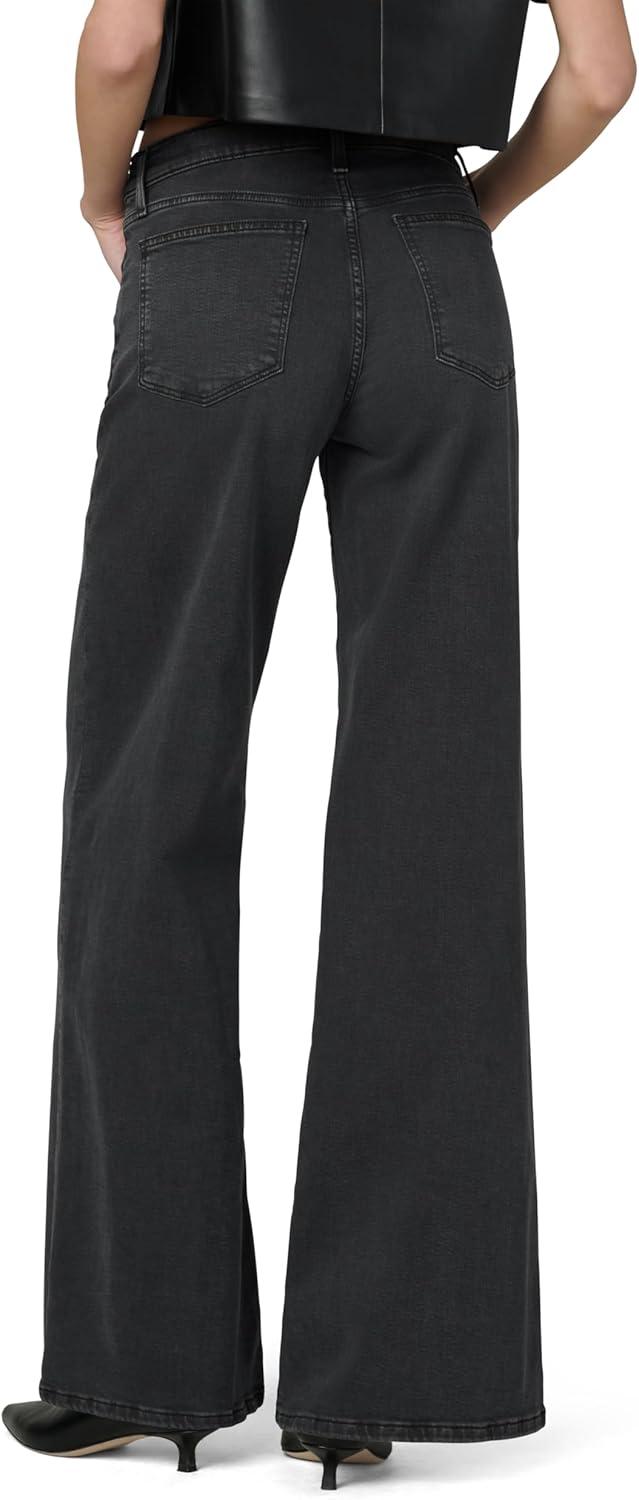 imageJoes Jeans Womens The Lou Lou Low Rise Wide Leg JeansBlack Cat