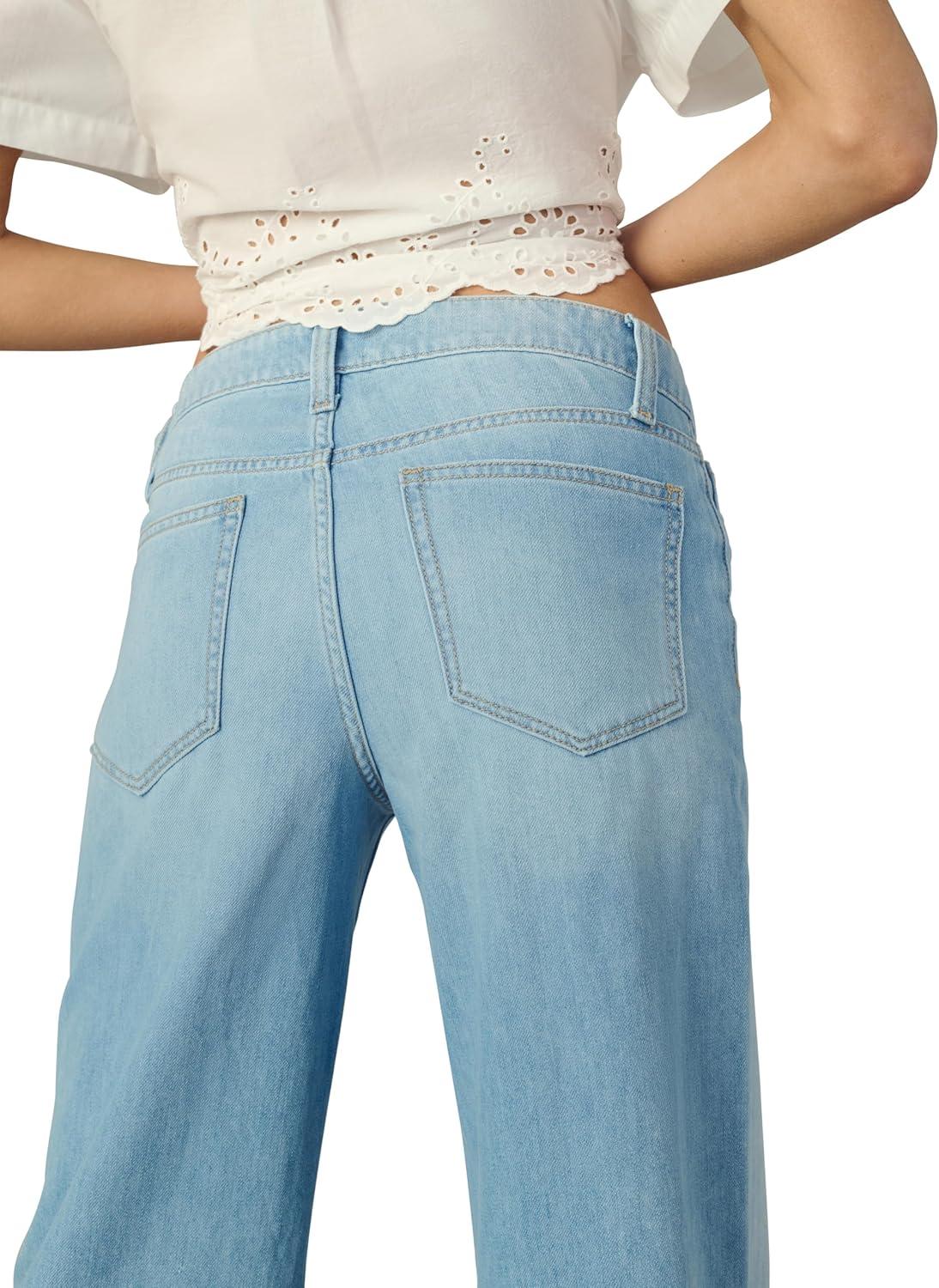 imageJoes Jeans Womens The Lou Lou Low Rise Wide Leg JeansDelightful