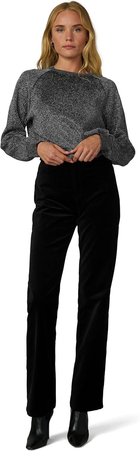 imageJoes Jeans Womens The Margot High Rise Straight Leg JeanBlack Velveteen
