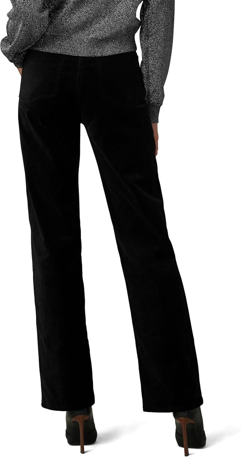imageJoes Jeans Womens The Margot High Rise Straight Leg JeanBlack Velveteen