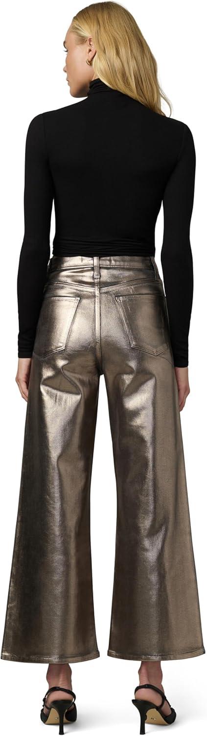 imageJoes Jeans Womens The Mia High Rise Wide Leg Ankle JeanGilded Night Foil