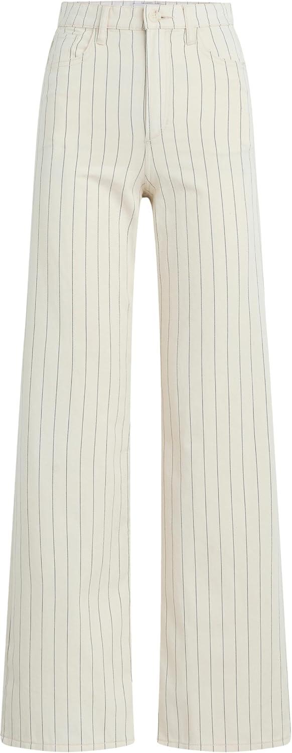 imageJoes Jeans Womens The Mia High Rise Wide Leg Ankle JeanNatural Stripe
