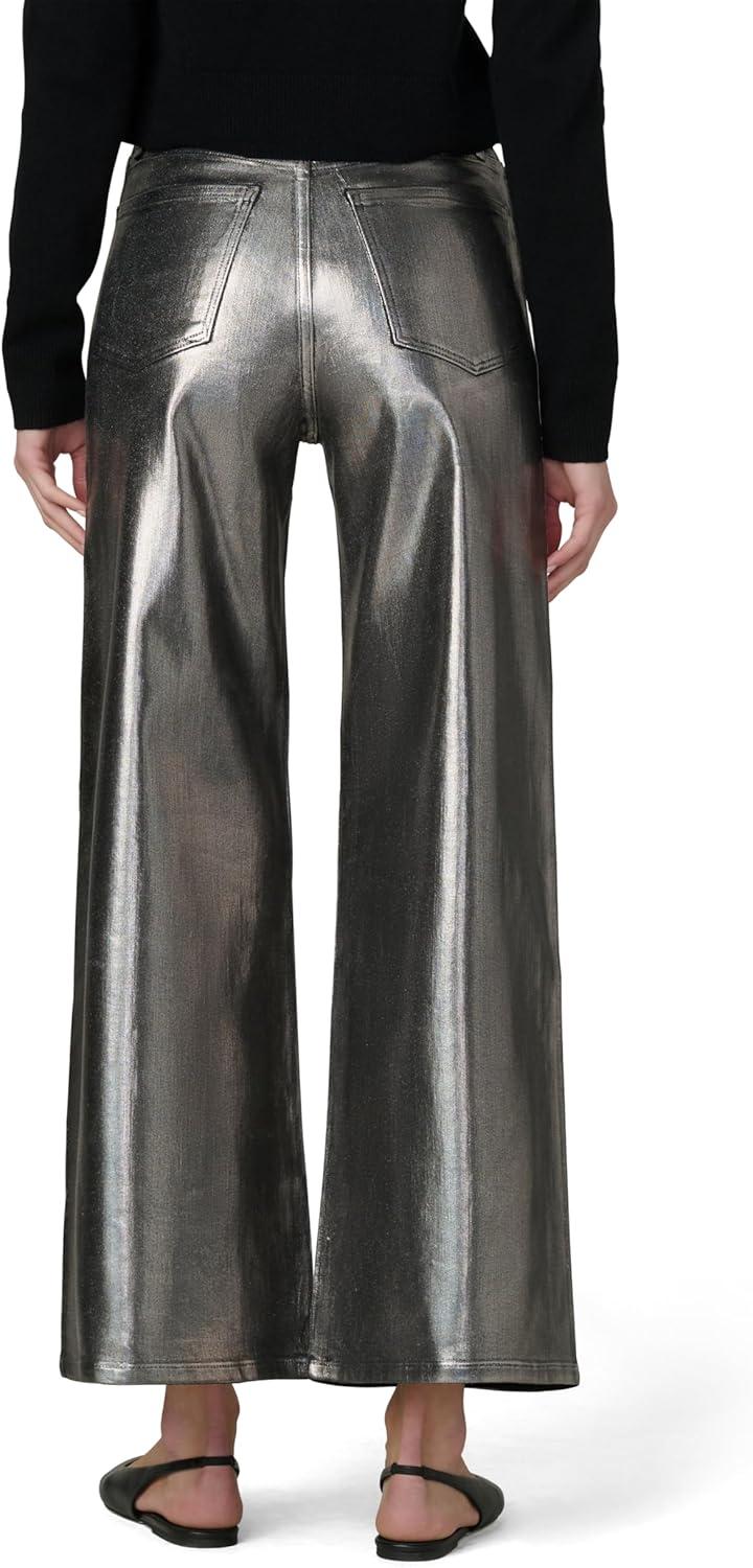 imageJoes Jeans Womens The Mia High Rise Wide Leg Ankle JeanPewter Foil