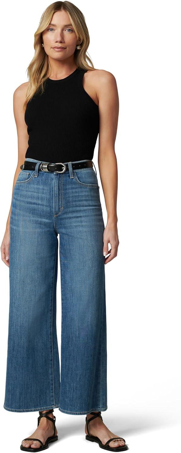 imageJoes Jeans Womens The Mia High Rise Wide Leg Ankle JeanSmoke Show
