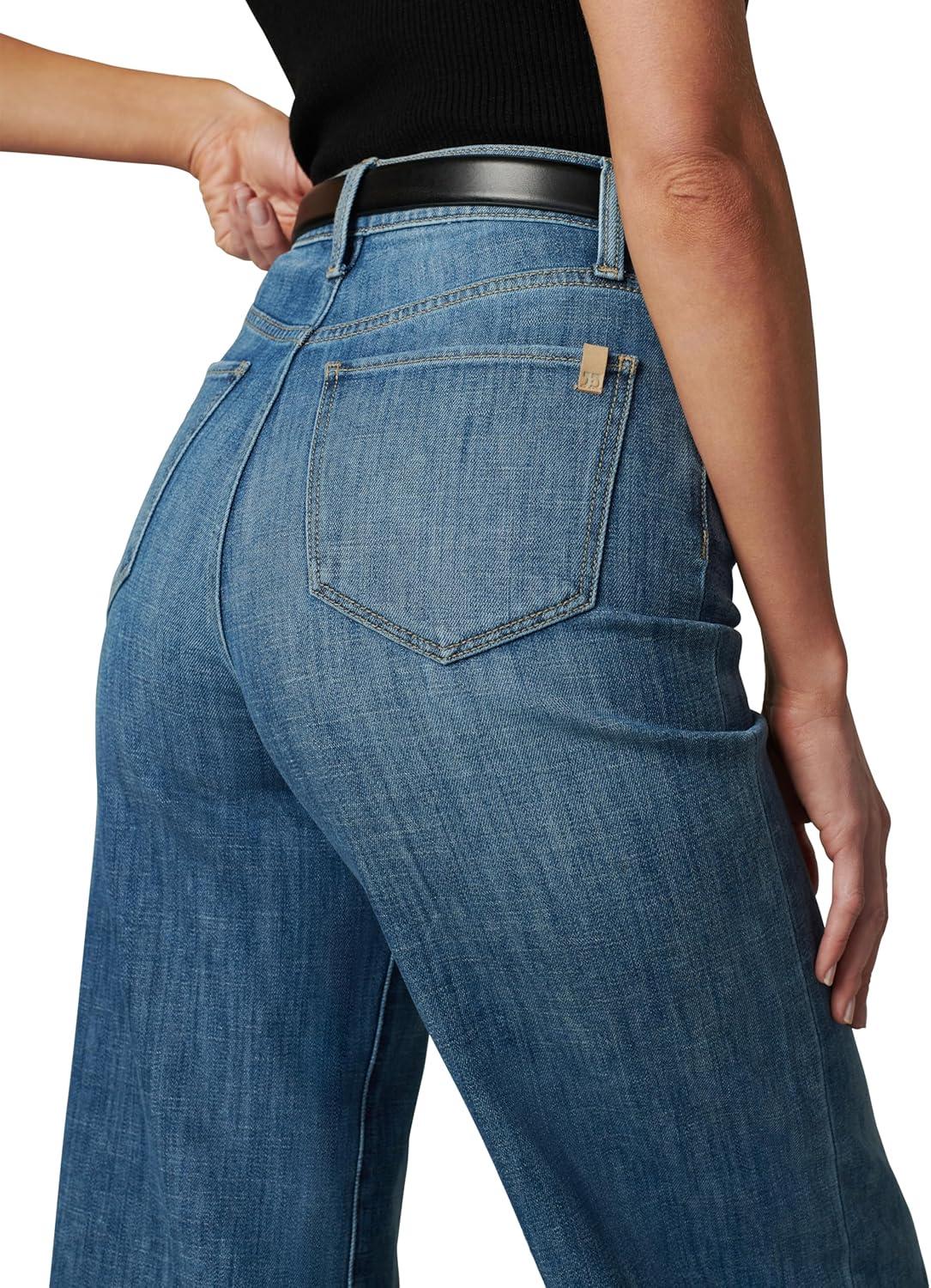 imageJoes Jeans Womens The Mia High Rise Wide Leg Ankle JeanSmoke Show