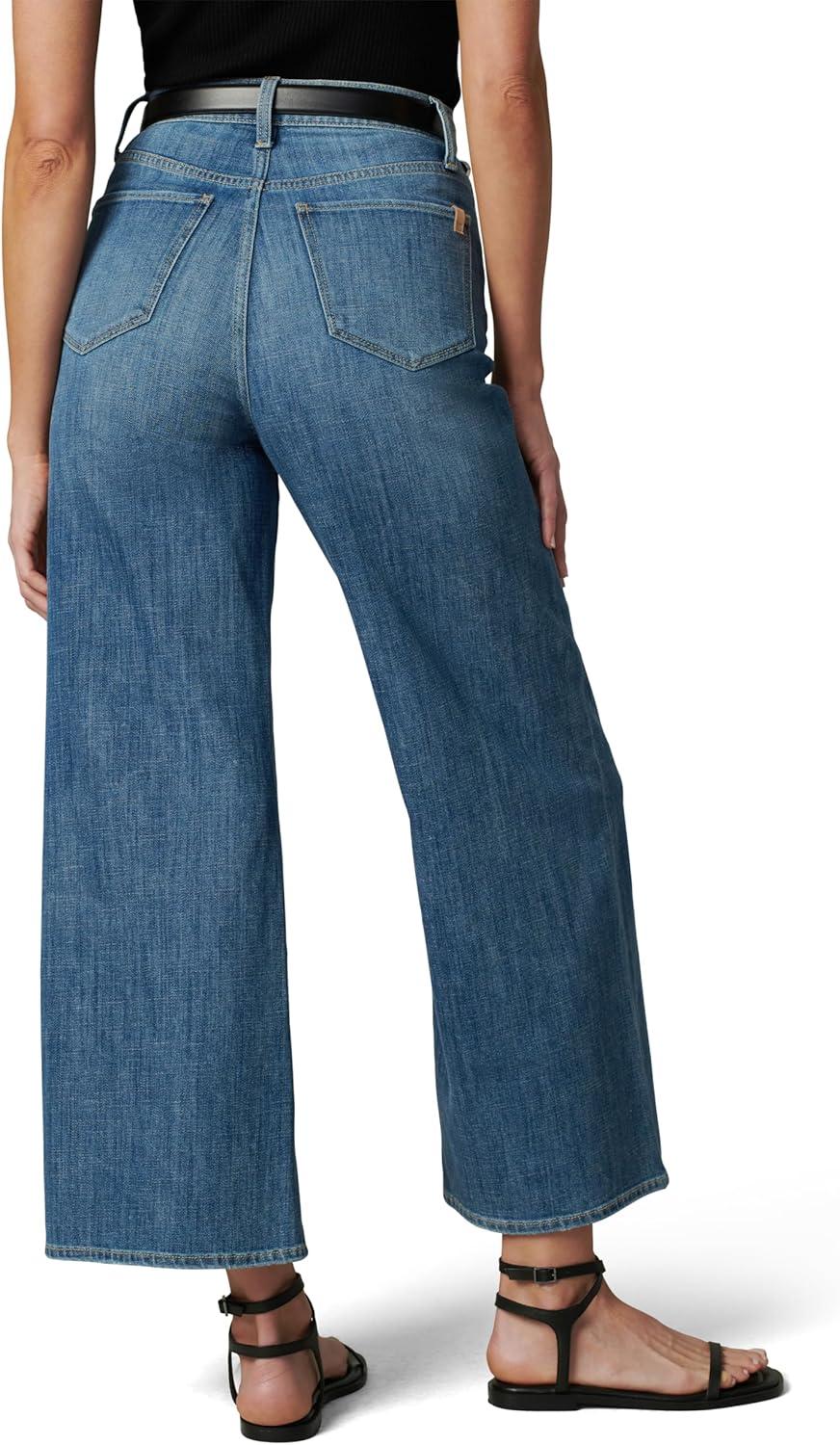 imageJoes Jeans Womens The Mia High Rise Wide Leg Ankle JeanSmoke Show