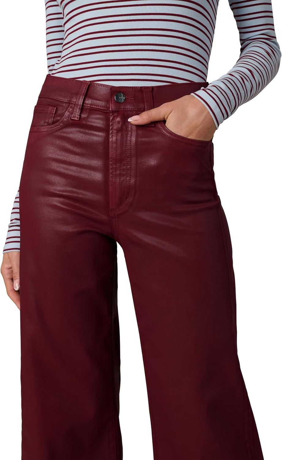 imageJoes Jeans Womens The Mia High Rise Wide Leg Ankle JeanSyrah