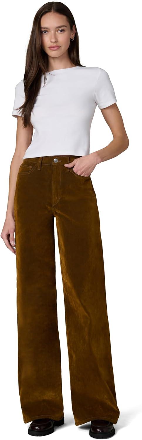 imageJoes Jeans Womens The Mia High Rise Wide Leg JeanBronze Brown