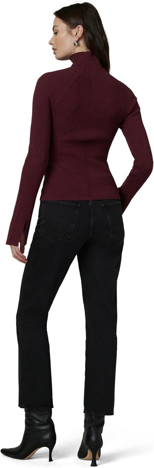 imageJoes Jeans Womens The Palmer Turtleneck SweaterVineyard Wine