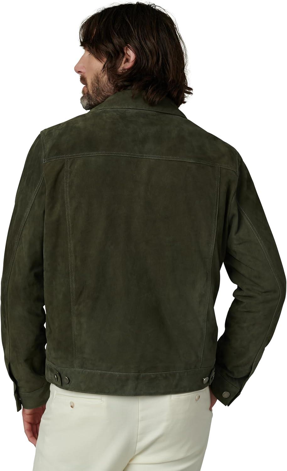 imageJoes Jeans mens Suede JacketDusty Olive