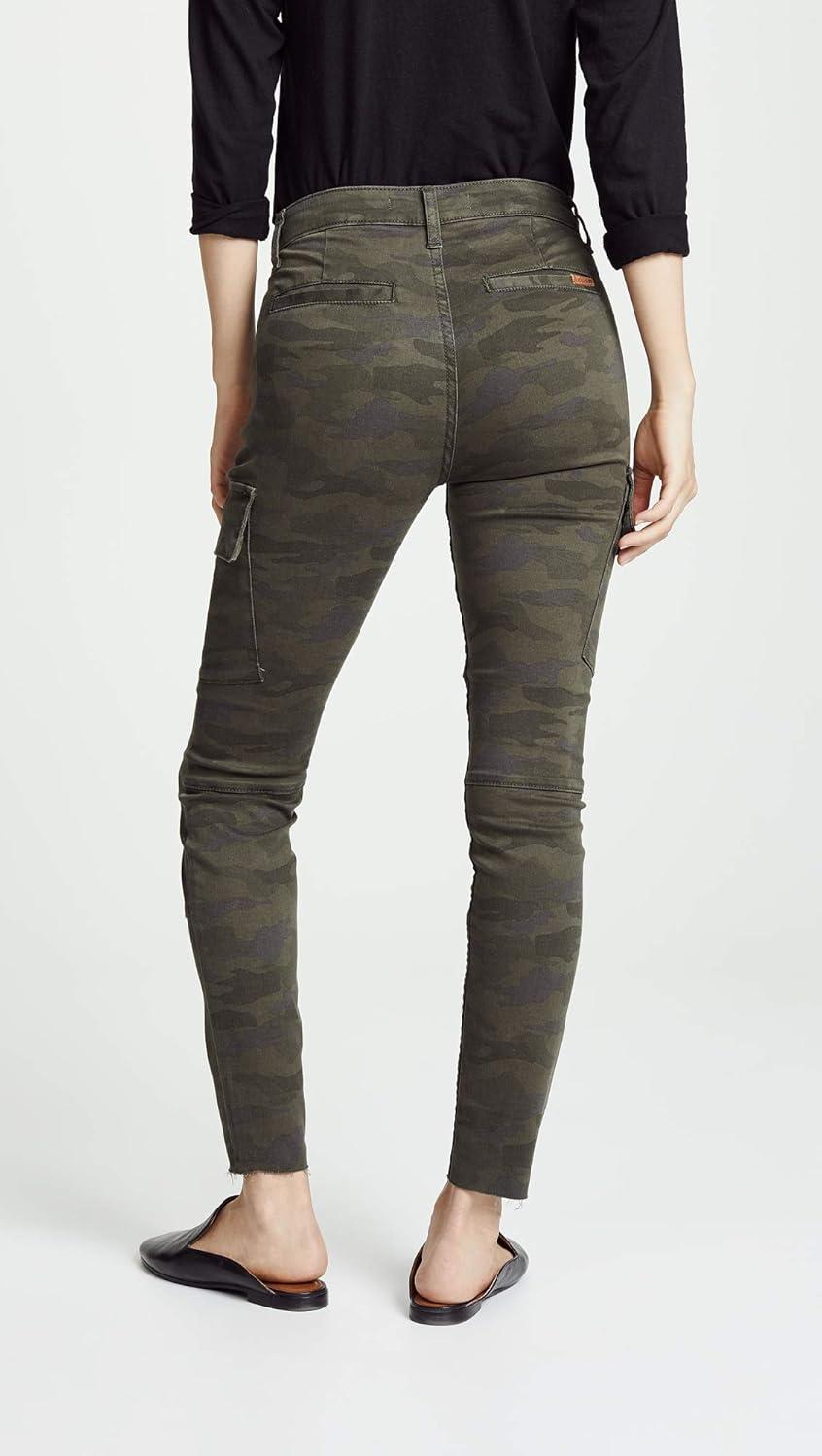 imageJoes Womens Icon Midrise Skinny Crop Color JeanGreen Camo