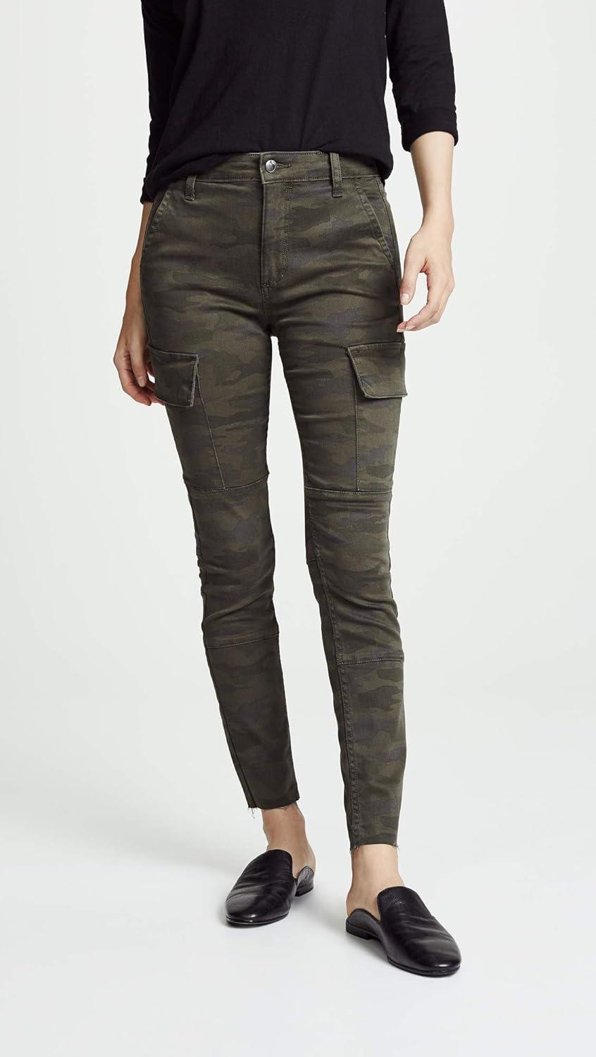 imageJoes Womens Icon Midrise Skinny Crop Color JeanGreen Camo