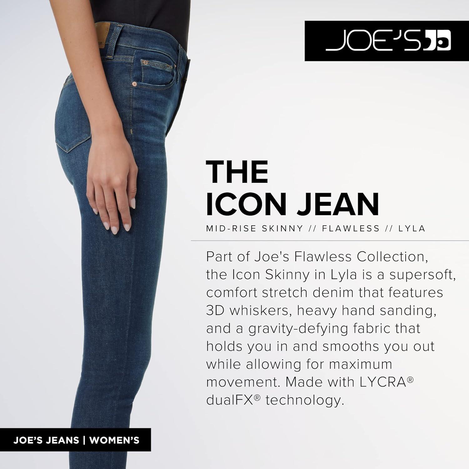 imageJoes Womens Icon Midrise Skinny Crop Color JeanLyla