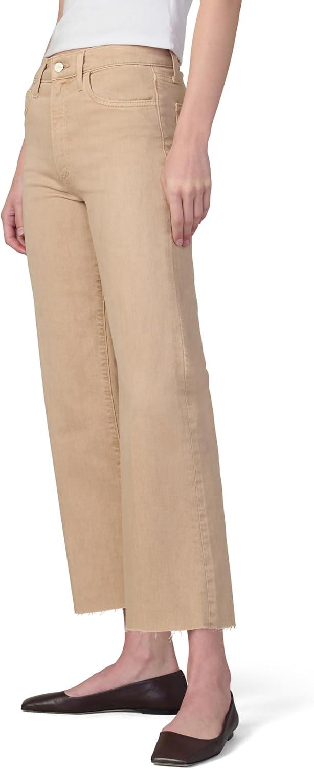 imageJoes Womens The Blake High Rise Crop Wide Leg JeanGinger Root