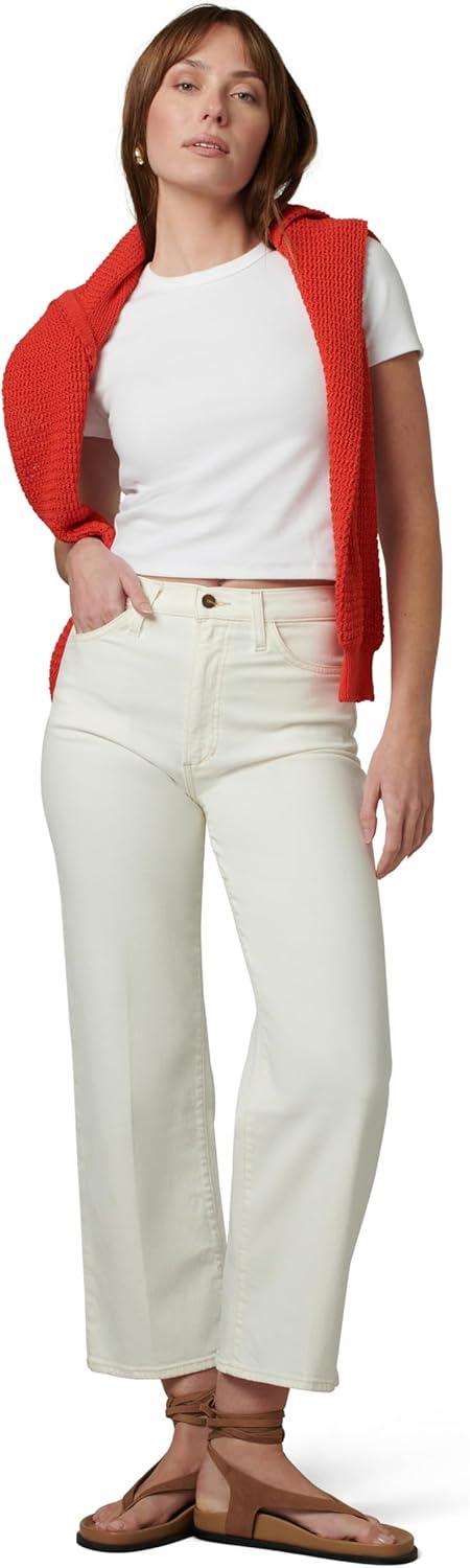 imageJoes Womens The Blake High Rise Crop Wide Leg JeanMilk