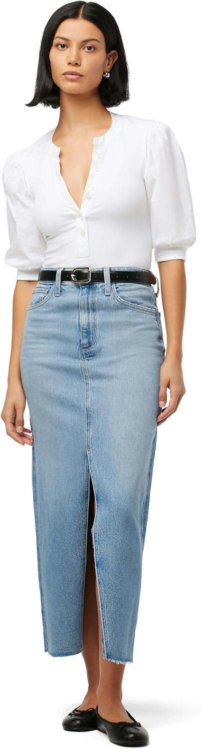 imageJoes Womens The Lena Short Sleeve BlouseOptic White