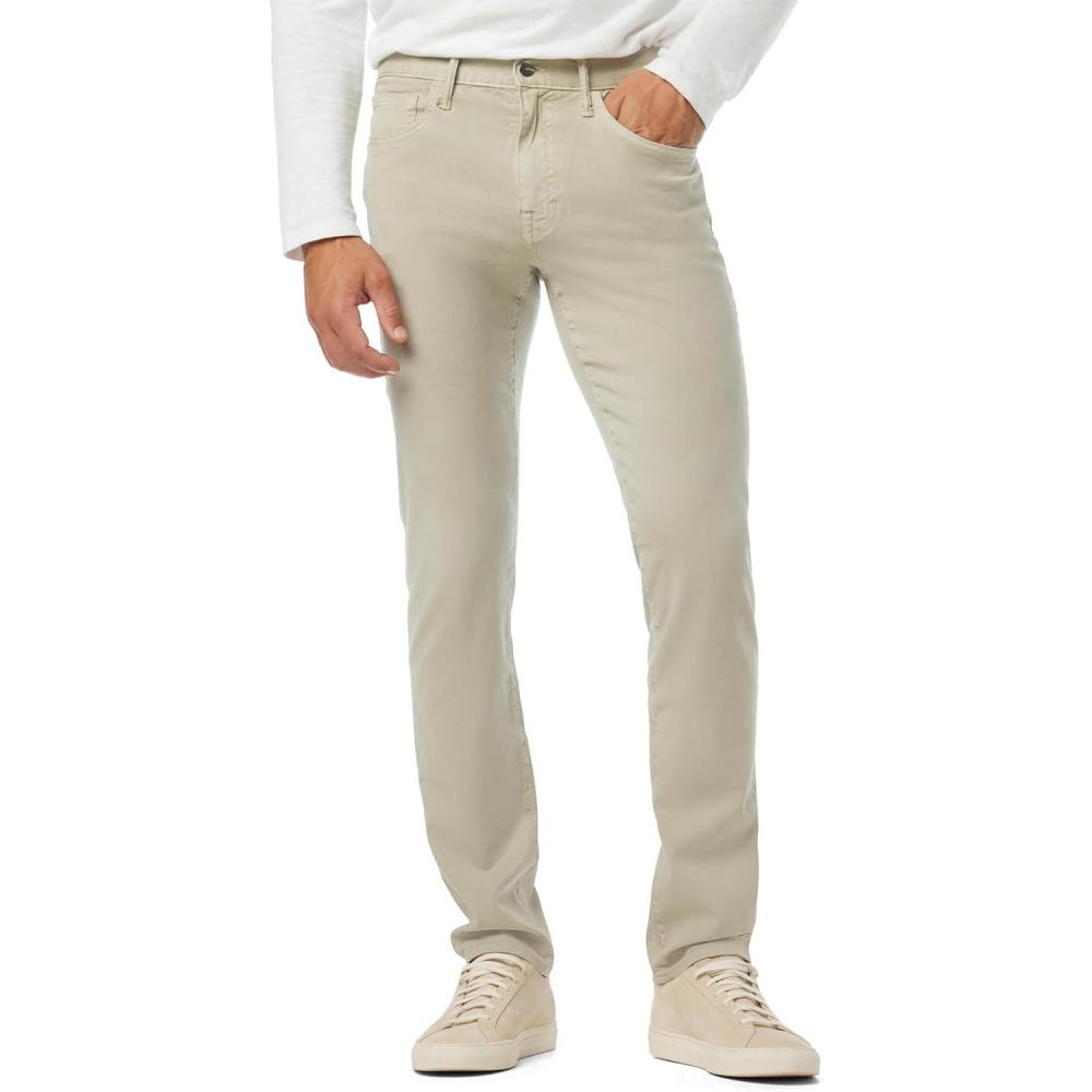 imageJoes Jeans Mens Brixton NonDenim Straight and Narrow Leg Twill PantAbbey Stone