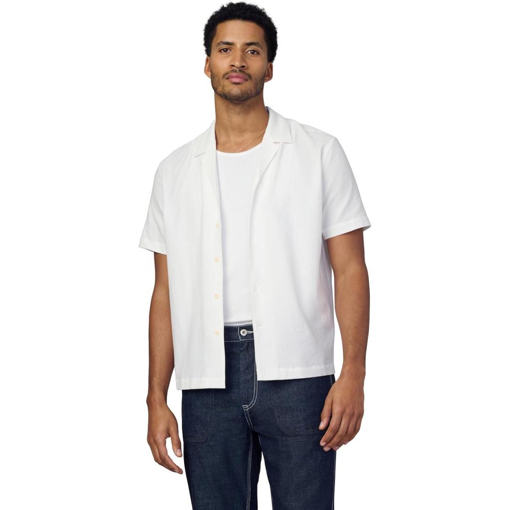 imageJoes Jeans Mens Camp ShirtOptic White