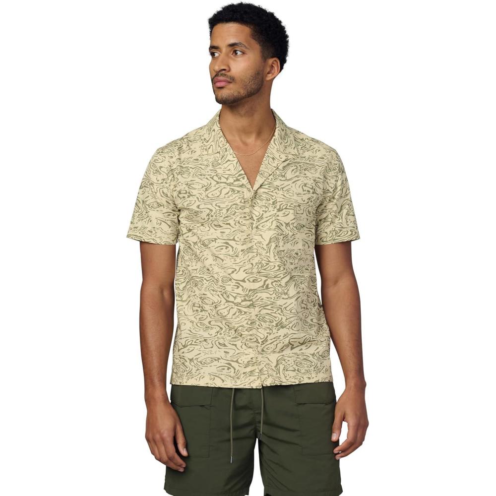 imageJoes Jeans Mens Camp ShirtTropical Green