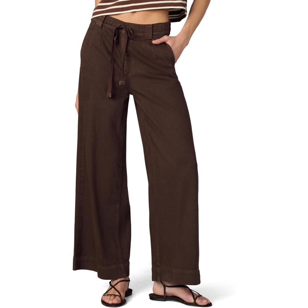 imageJoes Jeans Womens The Addison Wide Leg PantCoffee