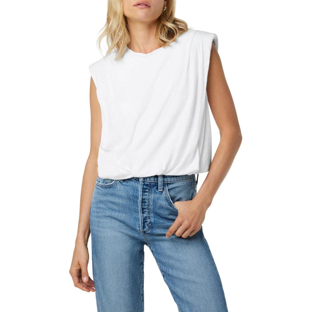 imageJoes Jeans Womens The Arden Sleeveless TeeOptic White