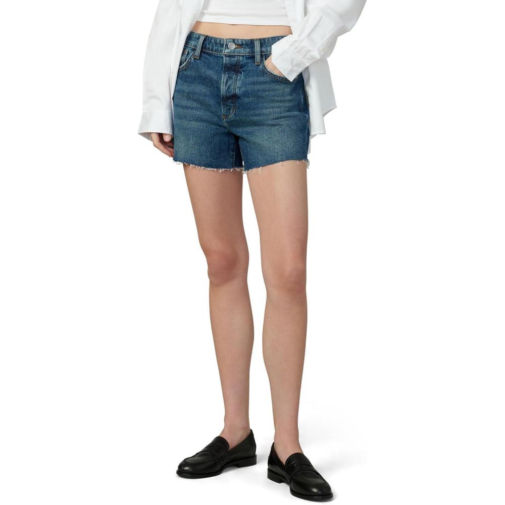 imageJoes Jeans Womens The Jessie Relaxed Short W Fray HemBad Apple