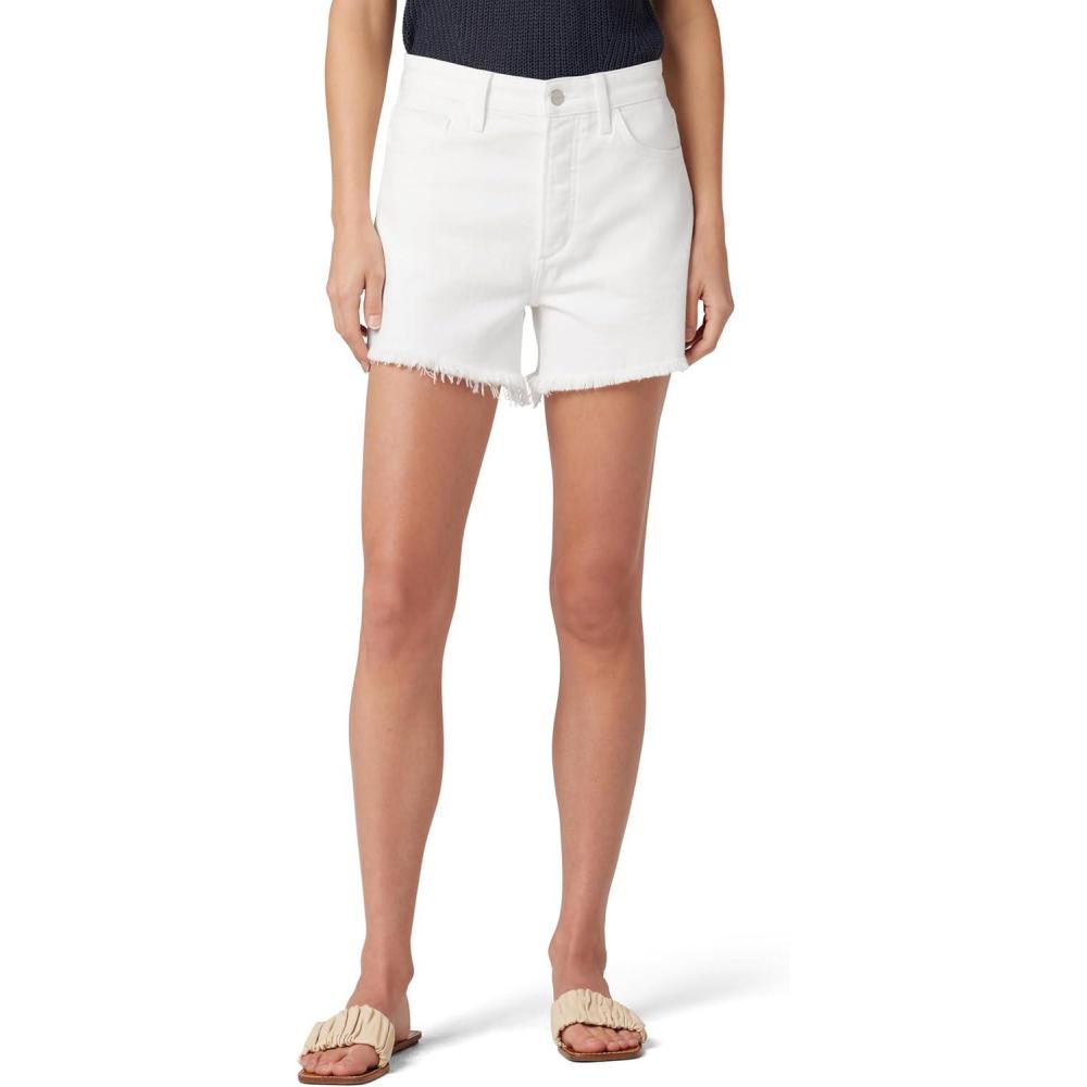imageJoes Jeans Womens The Jessie Relaxed Short W Fray HemWhite