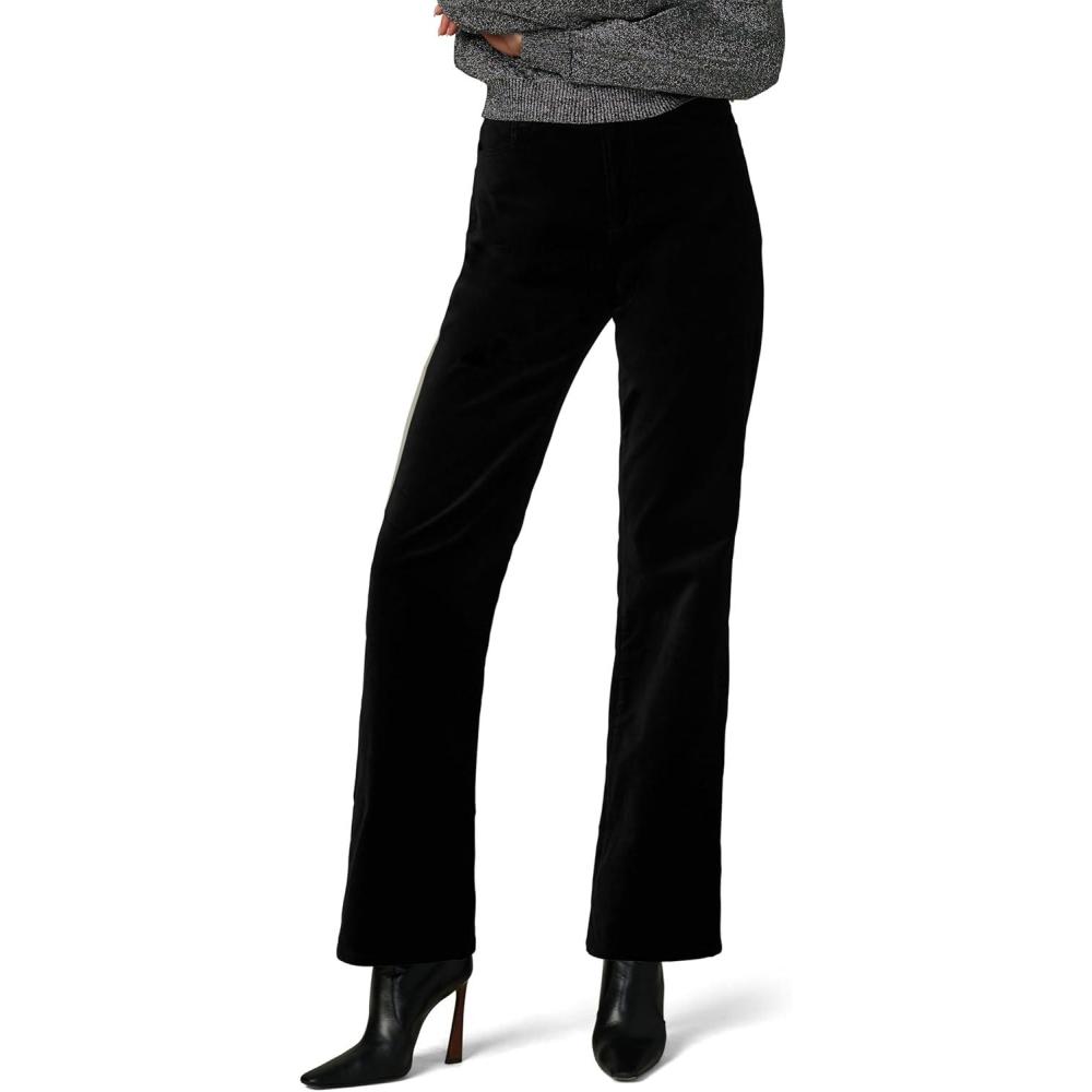 imageJoes Jeans Womens The Margot High Rise Straight Leg JeanBlack Velveteen