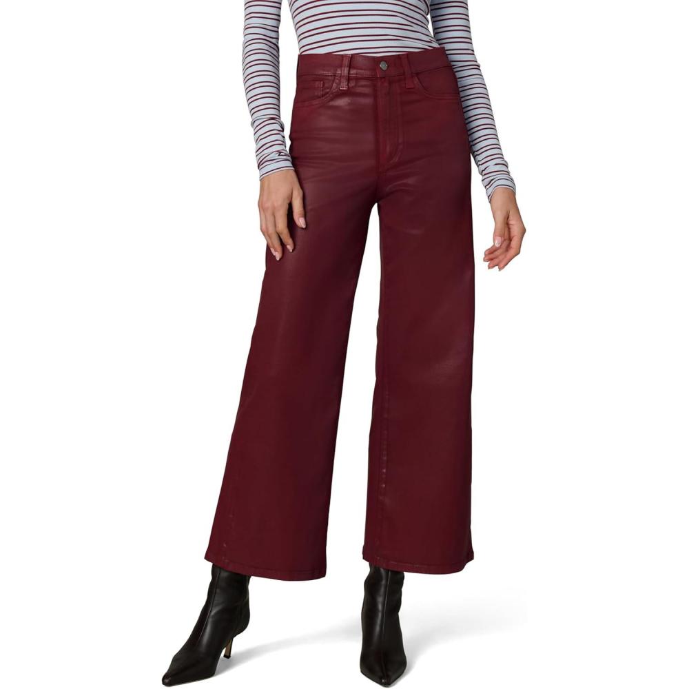 imageJoes Jeans Womens The Mia High Rise Wide Leg Ankle JeanSyrah