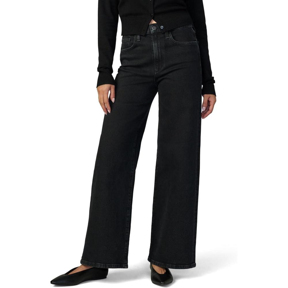 imageJoes Jeans Womens The Mia Petite High Rise Wide Leg JeanBewitched
