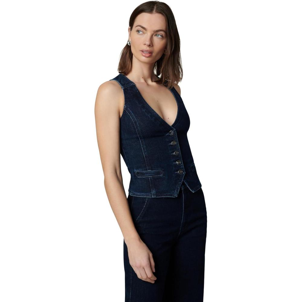 imageJoes Jeans womens The Denim Waistcoat Sleeveless VestDont Worry