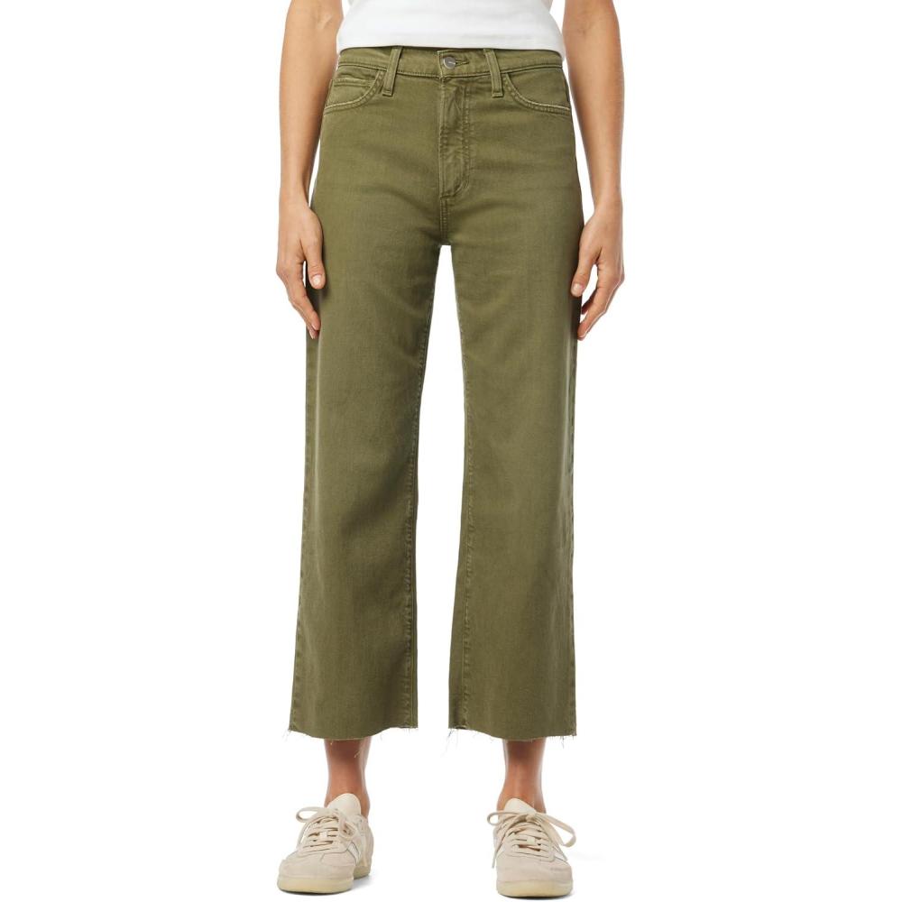 imageJoes Womens The Blake High Rise Crop Wide Leg JeanBurnt Olive