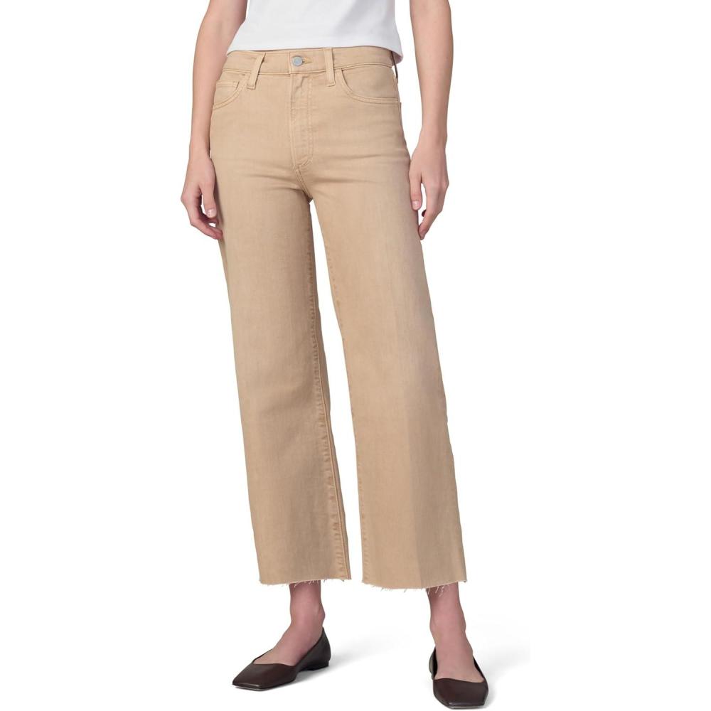imageJoes Womens The Blake High Rise Crop Wide Leg JeanGinger Root